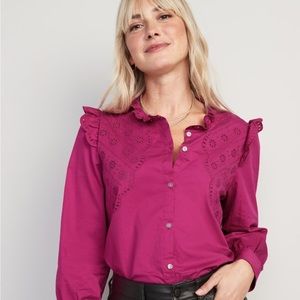 Old Navy Eyelet Shirt